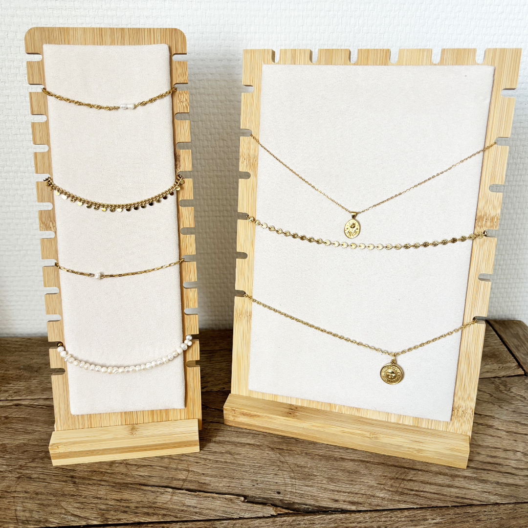 staande armbanden houder | armbanden en ketting organizer hout