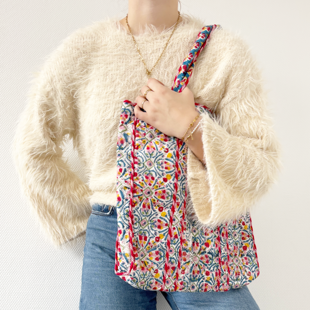 blooming reversible tas kleurrijk