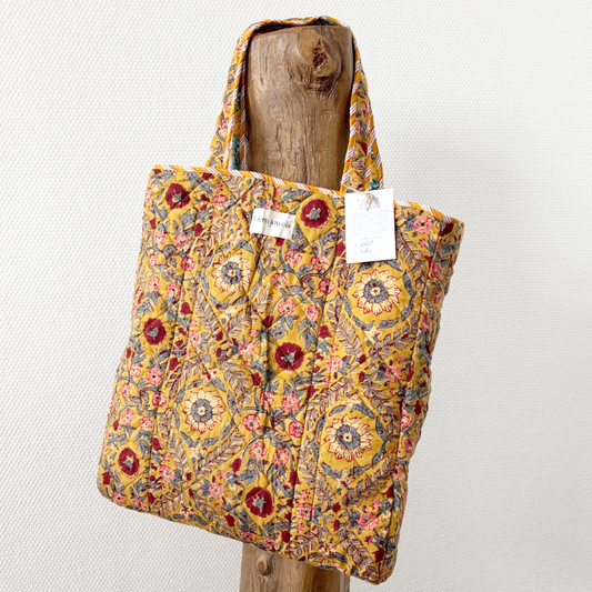 blooming reversible tas geel/groen