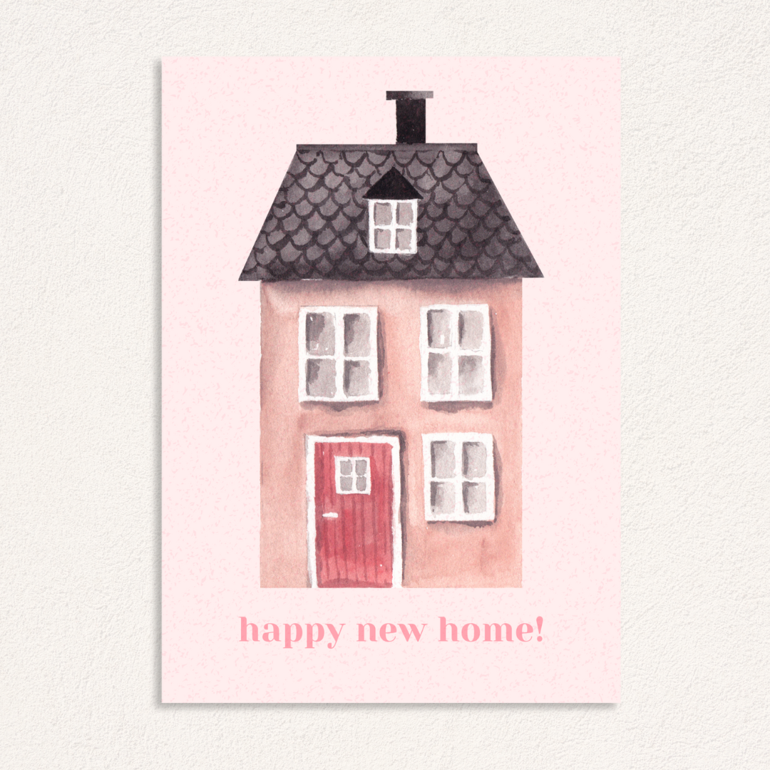 happy new home kaart