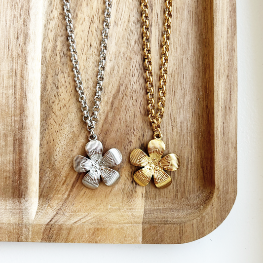 tropical flower ketting